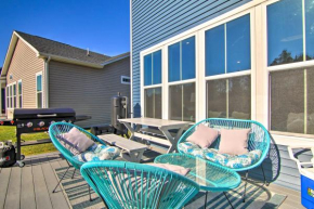 Modern Lewes Home with Deck, Grill and Pond View!